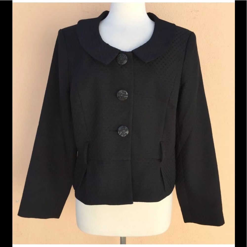 Giorgio sant’angelo blazer jacket black no belt 16